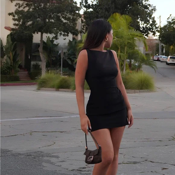 Meshki Dresses Meshki Angela Suiting Mini Dress Black Poshmark